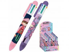 Luna: Lányos 6 színu golyóstoll többféle változatban 1db