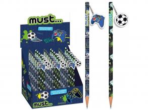 Luna: Fiús grafitceruza radírral, kétféle változatban 1db