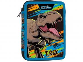 Must - Jurassic World: T-Rex emeletes töltött tolltartó 15x21cm