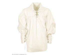 Középkori ing, krémszínű férfi jelmez