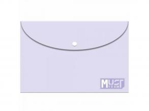 Luna: Pasztell lila színu muanyag irattartó mappa A/4-es méretben