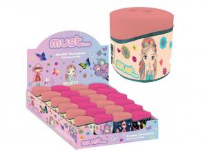 Must: Boho Girl Kétlyukú tartályos hegyező többféle változatban 1db