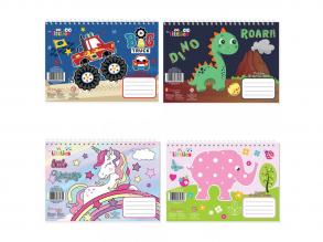 The Littlies vázlatfüzet 40 lapos 17x24cm négyféle változatban