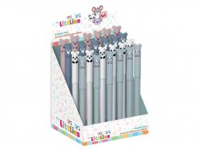 The Littlies: Cuki állatos radírozható golyóstoll többféle 1db