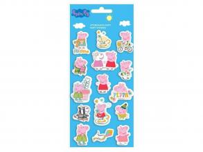 Luna: Peppa malac 3D pufi matrica szett 10x22cm-es íven