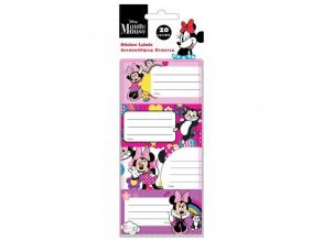 Luna: Minnie egér füzetcímke 20db-os csomag