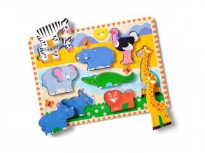 Melissa&Doug: Állatos kirakó - Szafari - Spin Master