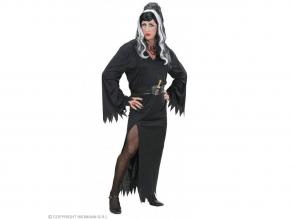 Elvira fekete férfi jelmez XL-es méretben