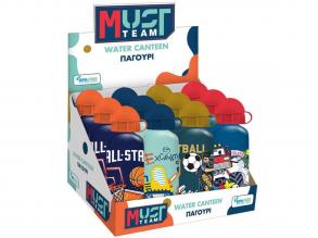 Luna: Must Team fiús alumínium kulacs többféle változatban 500ml 1db