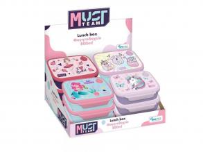 Luna: Must Team Lányos műanyag uzsonnás doboz többféle változatban 800ml 1db