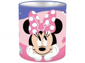 Luna: Minnie egér varázslatos fém hengeres írószertartó 10x11cm