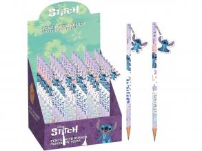 Luna: Lilo & Stitch csillagos grafitceruza radírral, kétféle változatban 1db