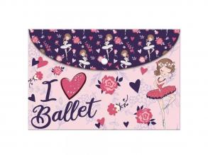 Luna: Happy Balett patentos A4-es mappa