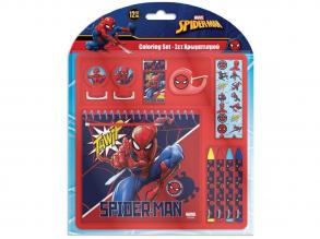 Luna: Pókember - 12db-os színező szett