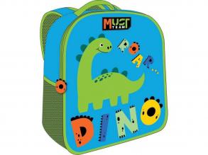 Luna: Must Team 3D dinoszaurusz mintás ovis hátizsák 26x10x32cm