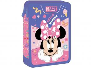 Luna: Minnie egér 2 szintes töltött tolltartó