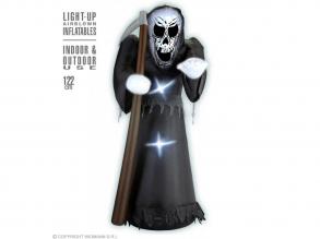 Felfújható világító kaszás, 122 cm