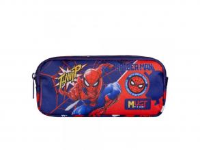 Luna: Must Team Pókember 2 szintes henger alakú tolltartó 21x6x9cm