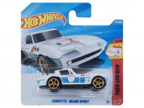 Hot Wheels: Corvette Grand Sport fehér vintage kisautó 1/64 - Mattel