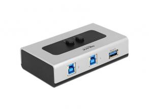 Delock 87667 2 portos manuális kétirányú USB 3.0 kapcsoló