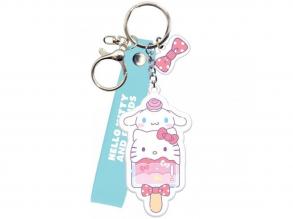 Luna: Hello Kitty és Cinnamoroll kulcstartó