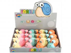 Luna: Száguldó világító csiga felhúzható gyerekjáték többféle 1db