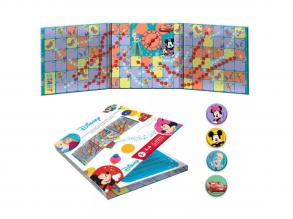 Luna: Mágneses összecsukható Kígyók és létrák társasjáték Disney mesehősökkel