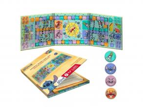 Luna: Mágneses összecsukható Ki nevet a végén? társasjáték Disney Stitch szereplőkkel