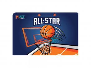 Luna: Must Team Kosárlabda mintás asztali könyöklő 43x29cm