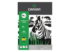 Canson A4 10ív gördeszkás fekete fotókarton blokk