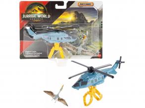 Matchbox Jurassic World: Quetzal-Copter dinó szállító jármű Quetzalcoatlus figurával - Mattel