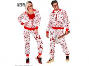 Véres mintás tréningruha unisex felnőtt jelmez