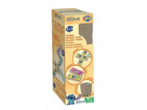 Luna: Disney Stitch 3az1-ben társas - Jenga, Dominó és Memóriajáték