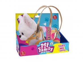 Luna: Pet Family Kiskutya plüss kutyatáskában 20cm