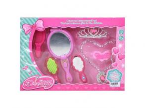 Szépség szett zenélő tükörrel, nyaklánccal és tiarával