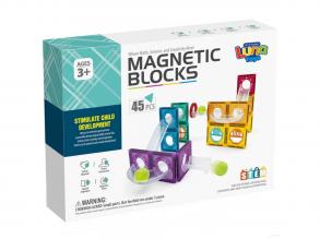 Luna: STEM 45db-os mágneses golyópálya építőjáték szett