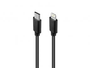 Acme CB1061 1m USB-C 2.0 - Lightning fekete kábel