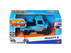 Hot Wheels: Pull-Back Speeders Mighty K hátrahúzható fém kisautó modell 1/43 - Mattel