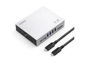 ORICO ORICO-CDH-15H-GY-BP Type-C 15in1 10Gbps Multifunkciós dokkoló állomás