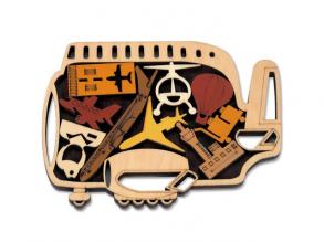 Repülőtér fa logikai játék