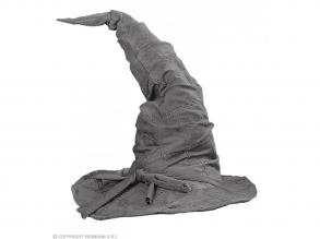 Bőrhatású boszorkány kalap - szürke