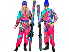 Síruha kezeslábas pink-világoskék színben unisex felnőtt jelmez