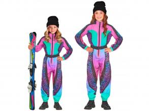 Síruha kezeslábas leopárd mintás színes lány jelmez