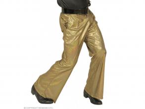Nadrág holografikus díszítéssel arany színben férfi jelmez