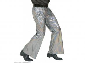 Nadrág ezüst színű holografikus díszítéssel férfi jelmez