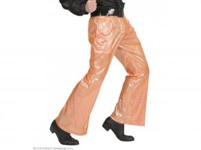 Nadrág narancssárga színű holografikus díszítéssel férfi jelmez