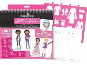 Portfólió divattervezo füzet - Fashion Angels