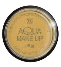 Aqua make up arc-és testfesték, metálos hatású, aranyszínű, 15 g