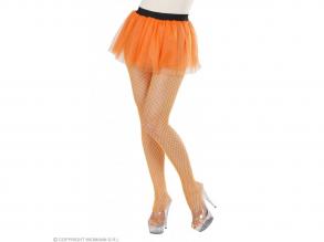 Miniszoknya neon narancssárga színű női jelmez