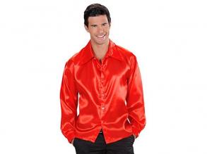 Disco ing 70 es évek piros szatén férfi jelmez